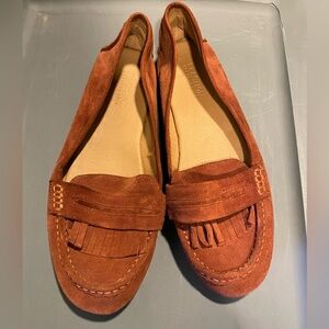 Kenneth Cole Rust Suede Loafers